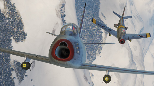 Screenshot z DCS: F-86F Sabre: Hunters Over the Yalu Campaign