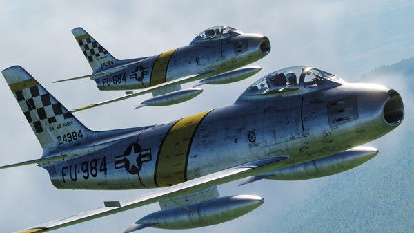 Screenshot z DCS: F-86F Sabre: Hunters Over the Yalu Campaign
