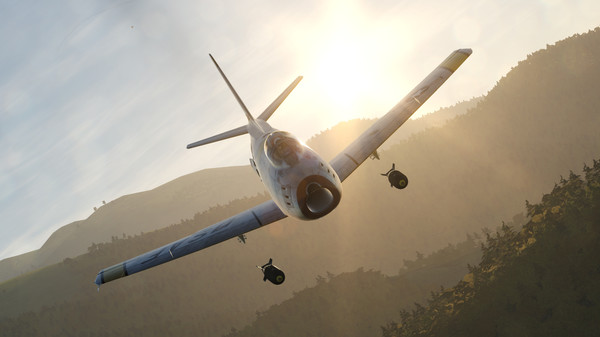 Screenshot z DCS: F-86F Sabre: Hunters Over the Yalu Campaign