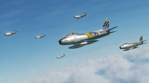 Screenshot z DCS: F-86F Sabre: Hunters Over the Yalu Campaign