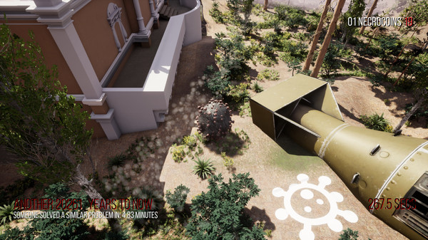 Screenshot z Sanatorium Anthropocene Retreat