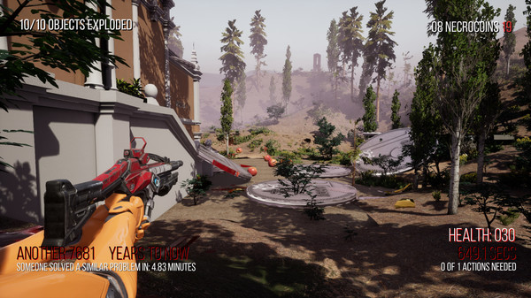 Screenshot z Sanatorium Anthropocene Retreat