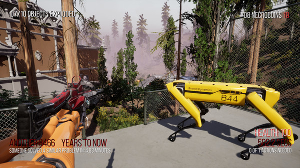 Screenshot z Sanatorium Anthropocene Retreat