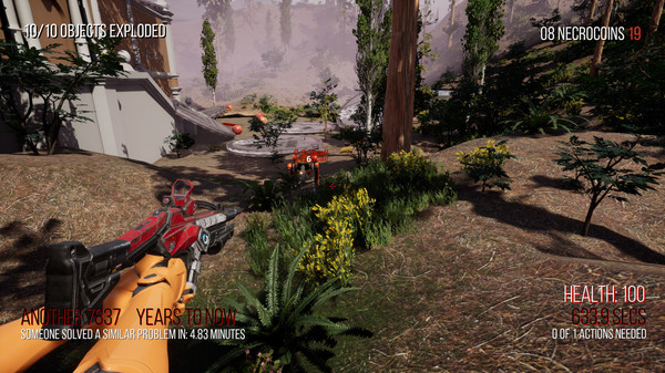 Screenshot z Sanatorium Anthropocene Retreat