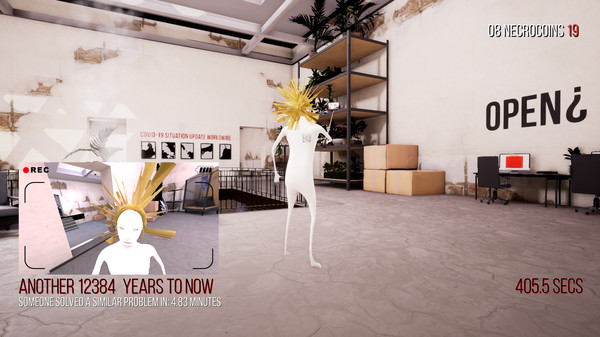 Screenshot z Sanatorium Anthropocene Retreat