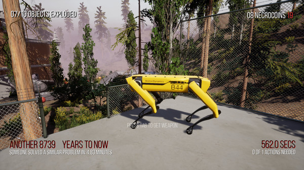 Screenshot z Sanatorium Anthropocene Retreat