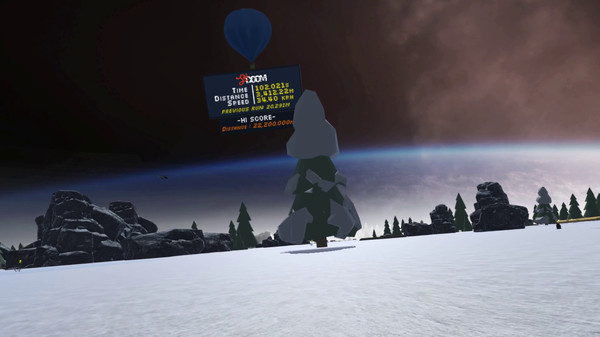 Screenshot z Ski Doom VR