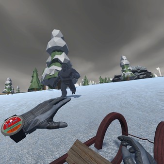 Screenshot z Ski Doom VR