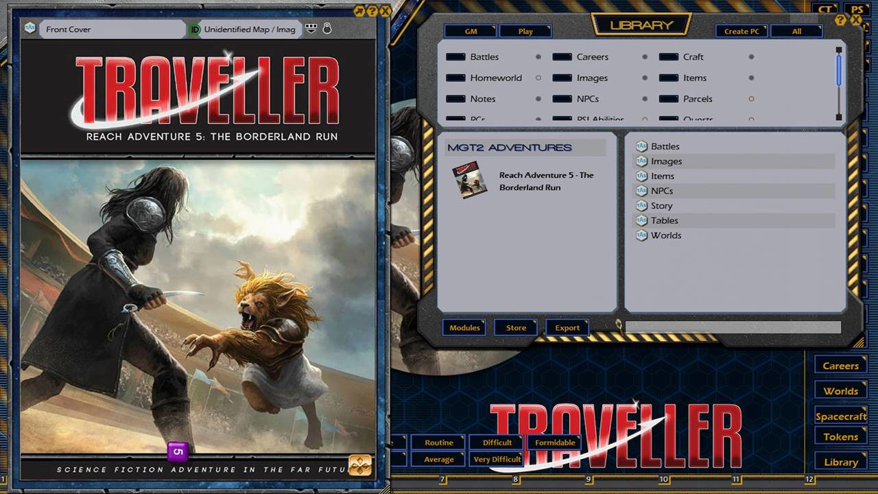 Fantasy Grounds - Reach Adventure 5: The Borderland Run Featured Screenshot #1