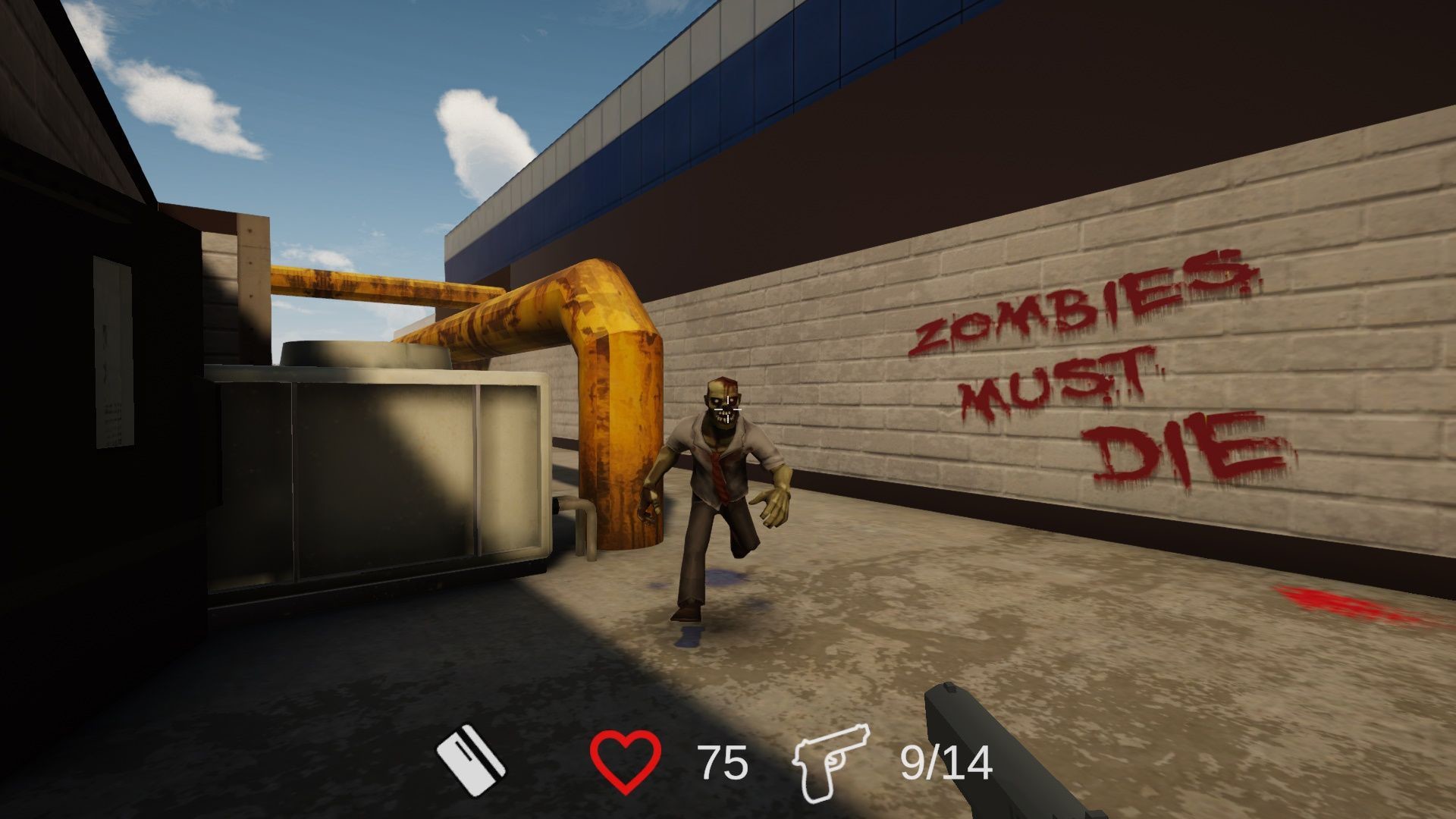 #1. Zombies Must Die (Steam) By: Funny Face Games
