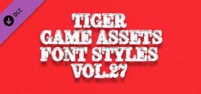 TIGER GAME ASSETS FONT STYLES VOL.27