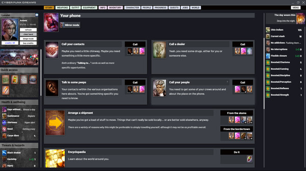 Screenshot z cyberpunkdreams Screenshot z cyberpunkdreams