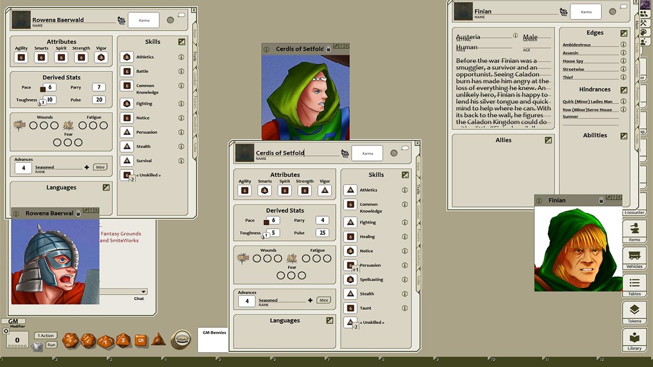 Fantasy Grounds - Austeria JumpStartのスクリーンショット 1
