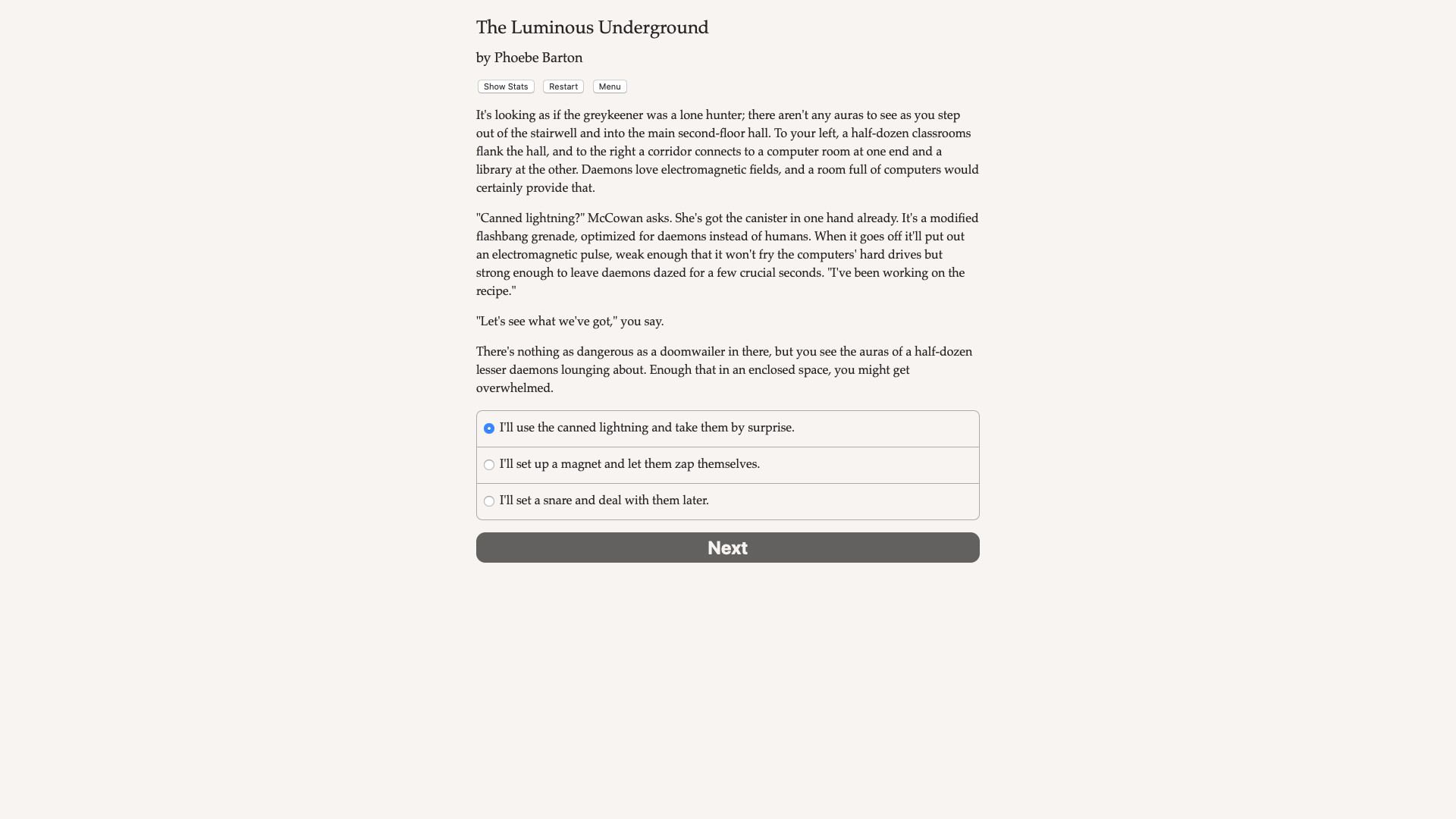 The Luminous Underground Featured Screenshot #1