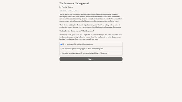 Скриншот The Luminous Underground — 2