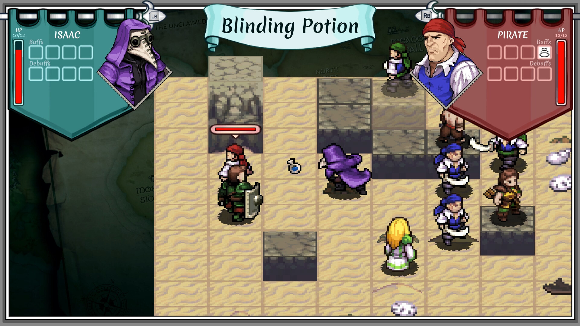 #4. Live by the Sword: Tactics (Steam) بواسطة: Labrador Studios