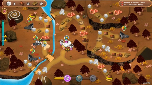 Screenshot of Sweetest Thing gameplay showing in-action mechanics