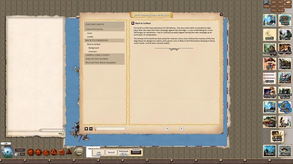 Fantasy Grounds - 50 Fathoms: Fire and Earth