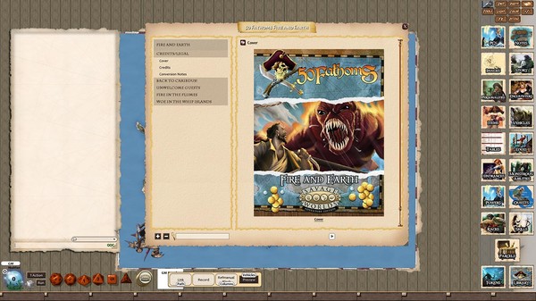 Fantasy Grounds - 50 Fathoms: Fire and Earth
