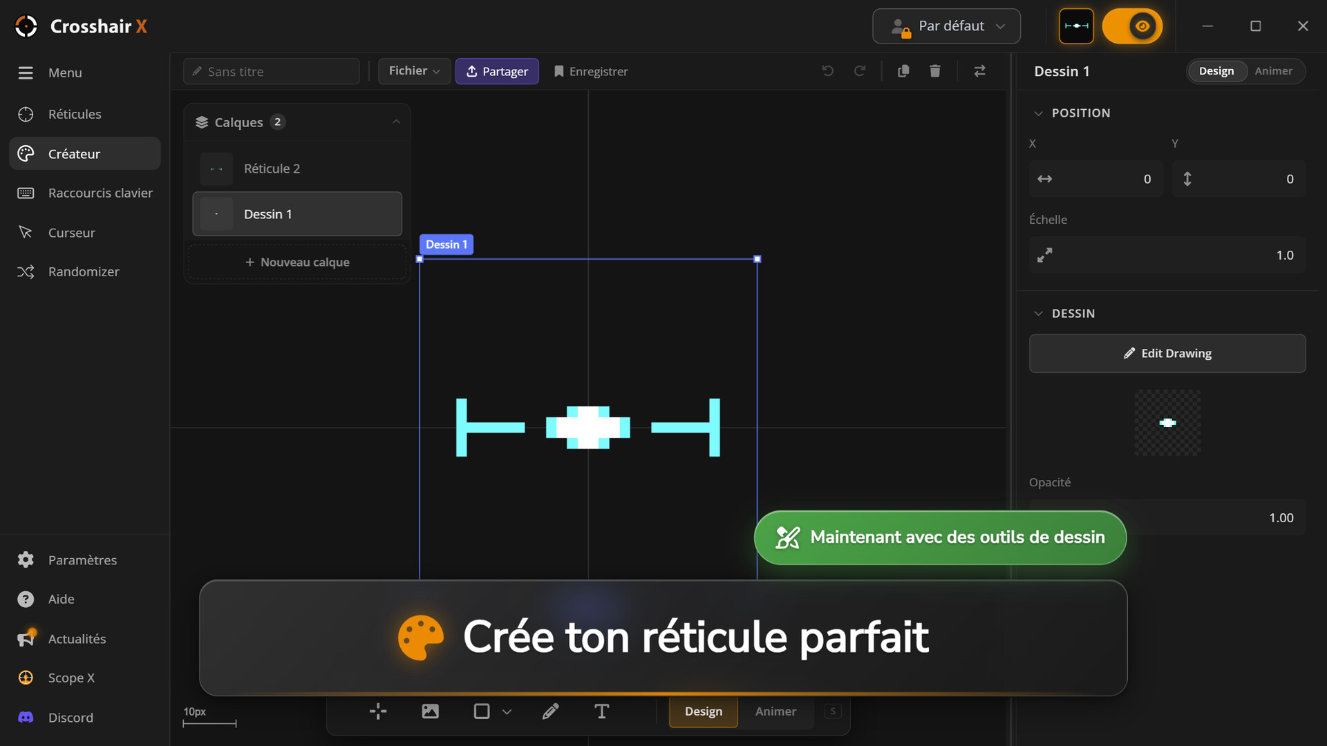 Screenshot Crosshair X