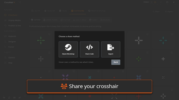 Crosshair X screenshot