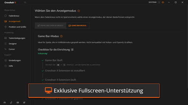 Crosshair X screenshot