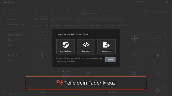 Crosshair X screenshot