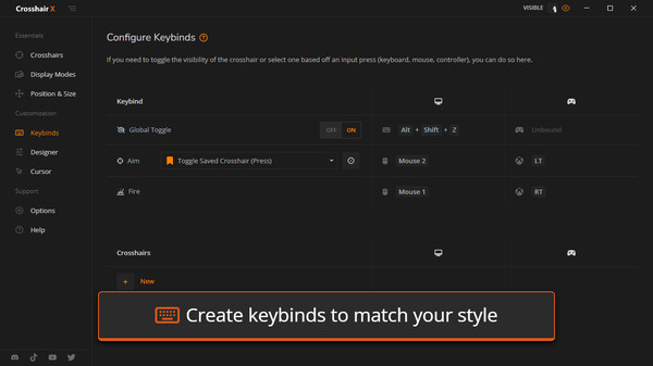 Crosshair X screenshot