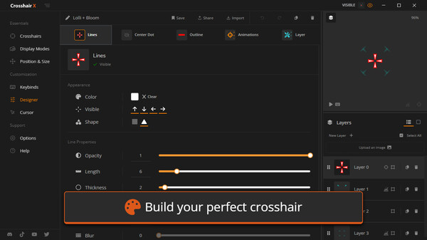 Crosshair X screenshot