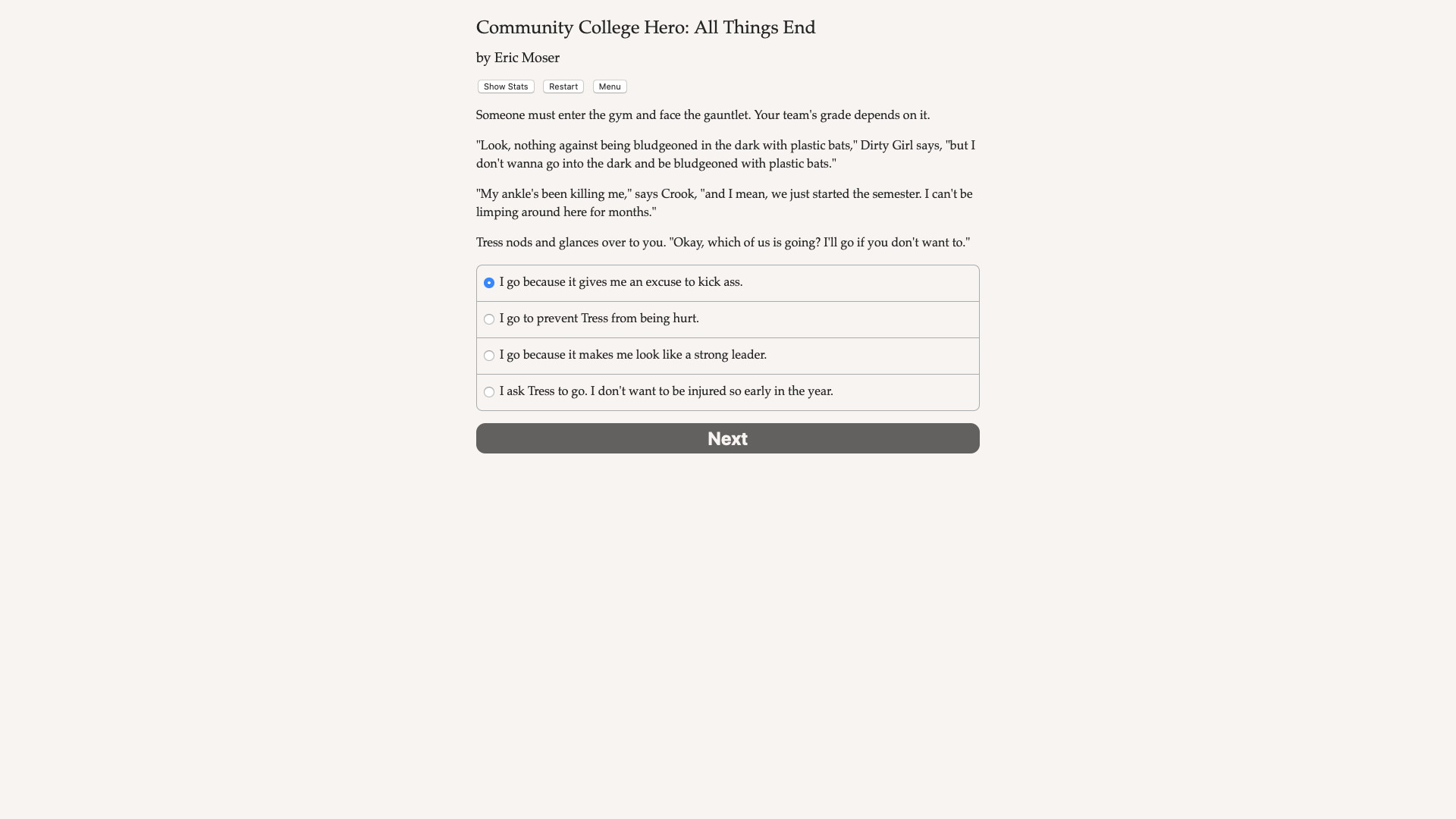 Community College Hero: All Things End screenshot #5
