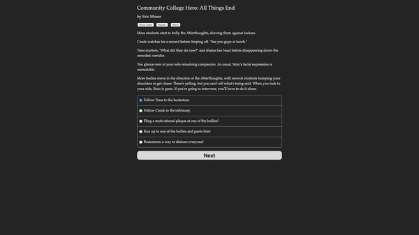 Скриншот Community College Hero: All Things End — 4
