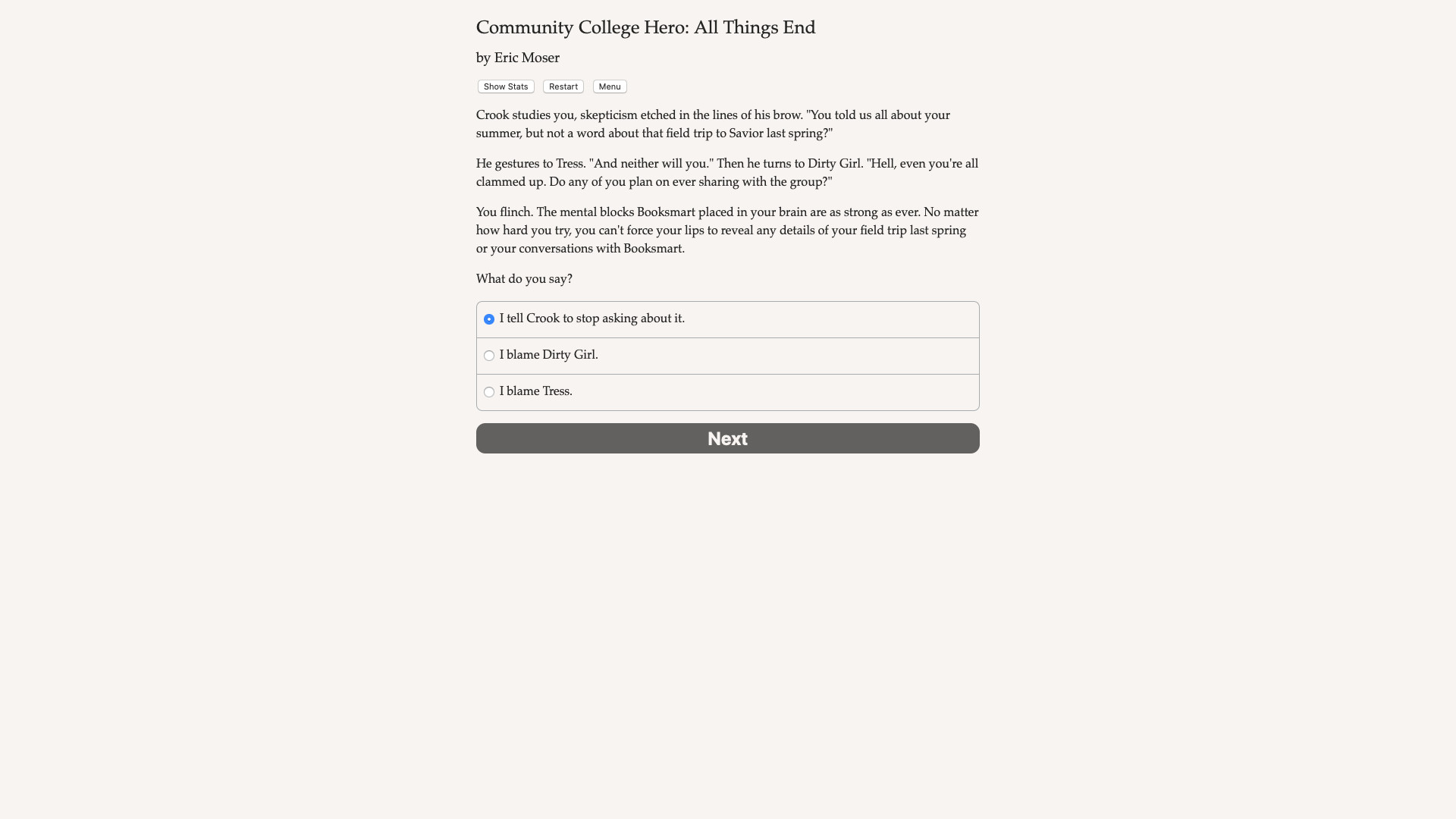 Community College Hero: All Things End screenshot #3