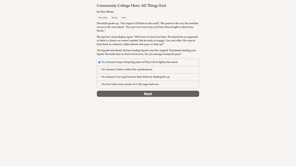 Скриншот Community College Hero: All Things End — 2