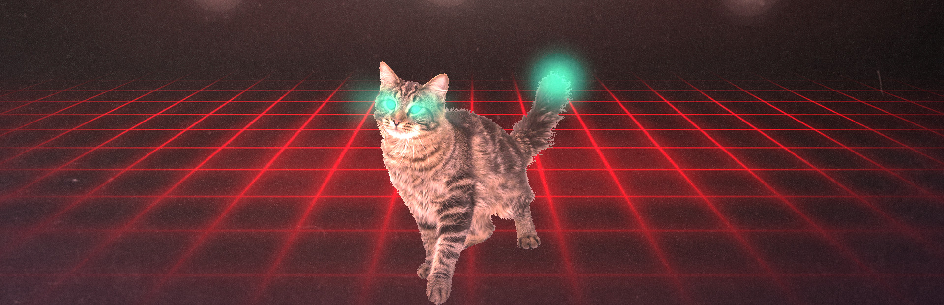 Neon Cyborg Cat Club