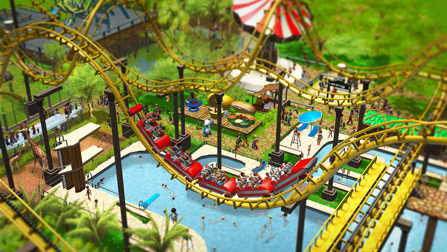 RollerCoaster Tycoon 3: Complete Edition - Imagem de Fundo do Jogo