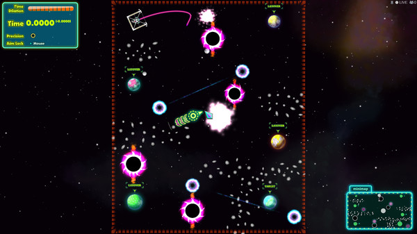 Screenshot z Spaceslingers