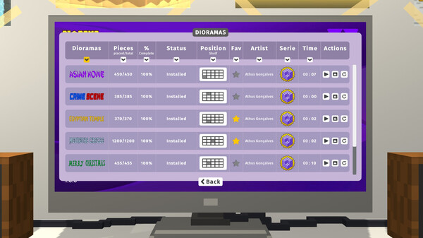 Screenshot z Diorama Builder