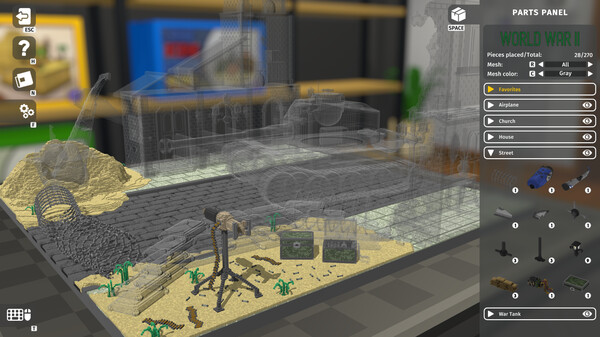 Screenshot z Diorama Builder