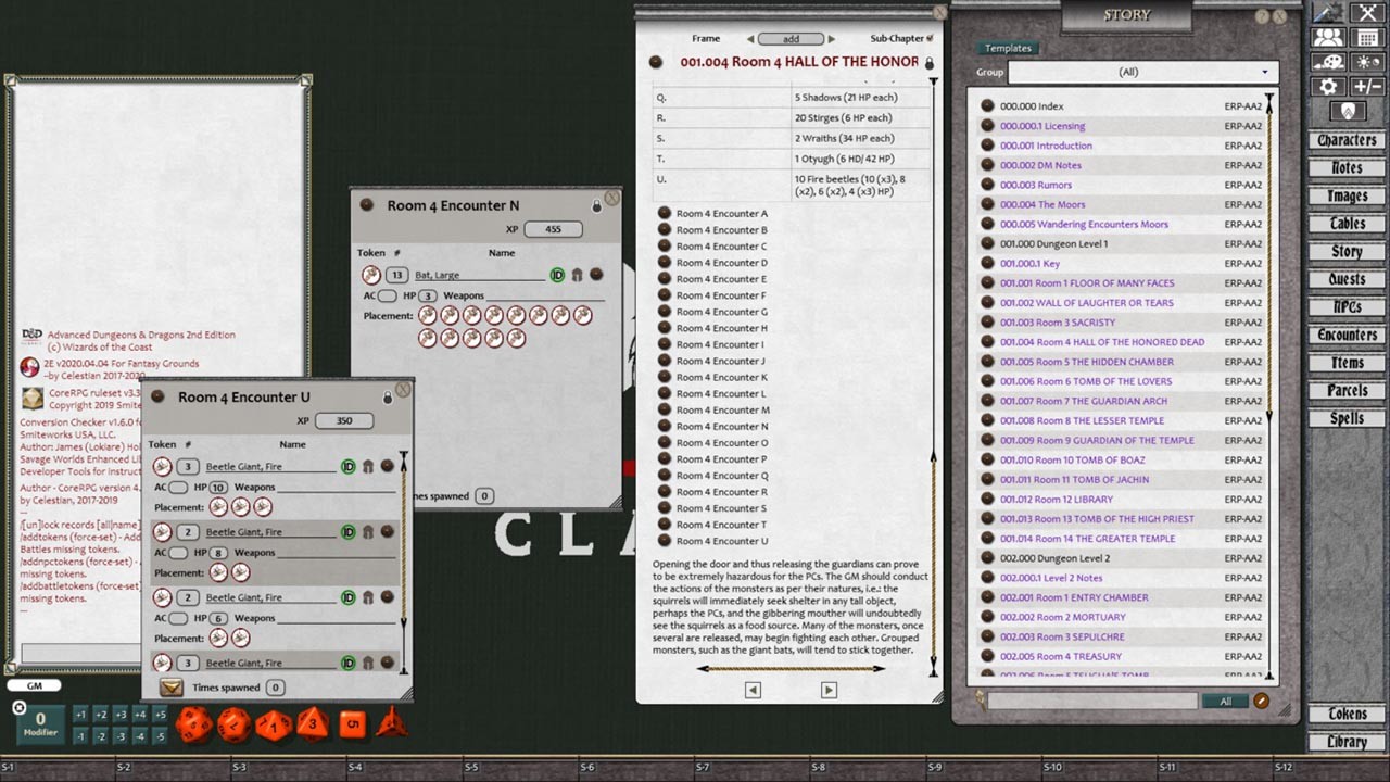 Fantasy Grounds - Advanced Adventures #2: The Red Mausoleumのスクリーンショット 1