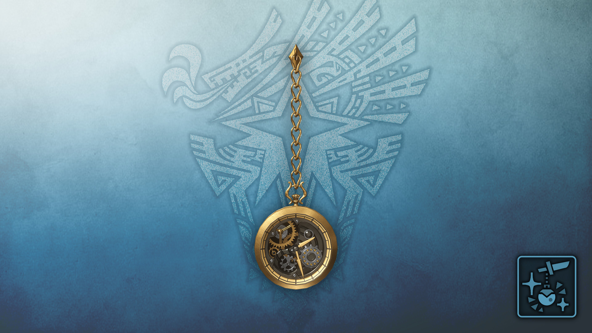 Monster Hunter World: Iceborne - Pendant: Mechanical Gold Watch Featured Screenshot #1