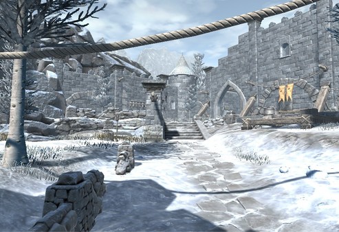 Screenshot z VR Time Machine Travelling in history: Medieval Castle, Fort, and Village Life in 1071-1453 Europe