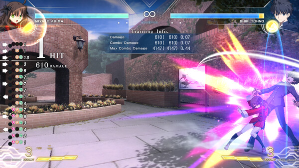 Screenshot z MELTY BLOOD: TYPE LUMINA