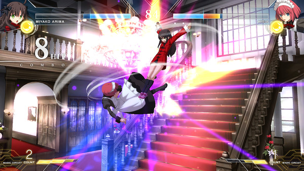 Screenshot z MELTY BLOOD: TYPE LUMINA