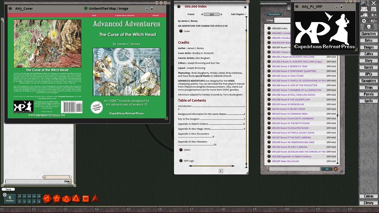 Fantasy Grounds - Advanced Adventures #3: The Curse of the Witch Head Featured Screenshot #1