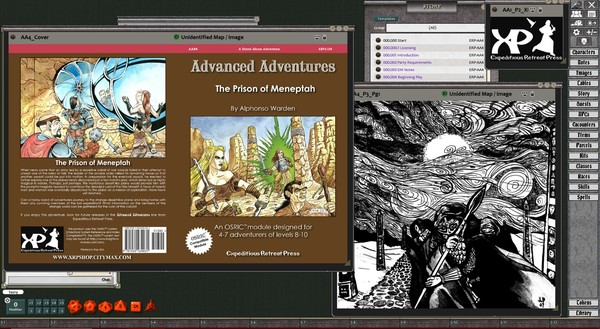 Fantasy Grounds - Advanced Adventures #4: Prison of Meneptah