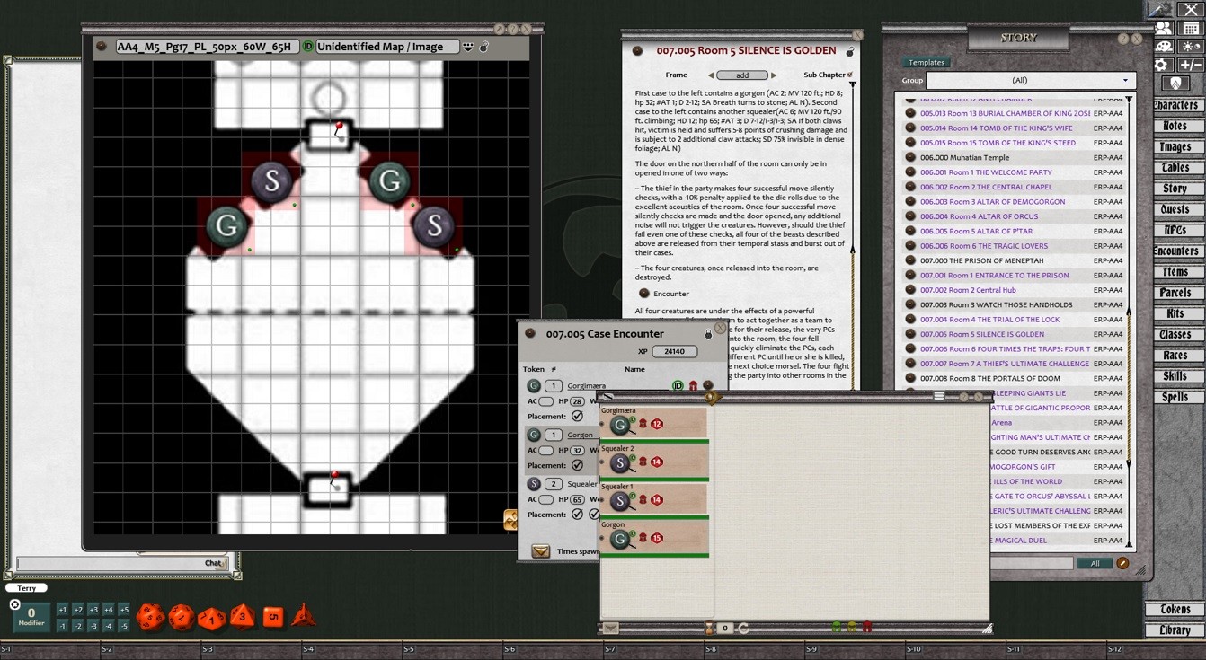 Fantasy Grounds - Advanced Adventures #4: Prison of Meneptah Featured Screenshot #1