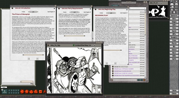 Fantasy Grounds - Advanced Adventures #4: Prison of Meneptah