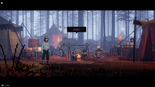 Screenshot z Yes, Your Grace: Snowfall