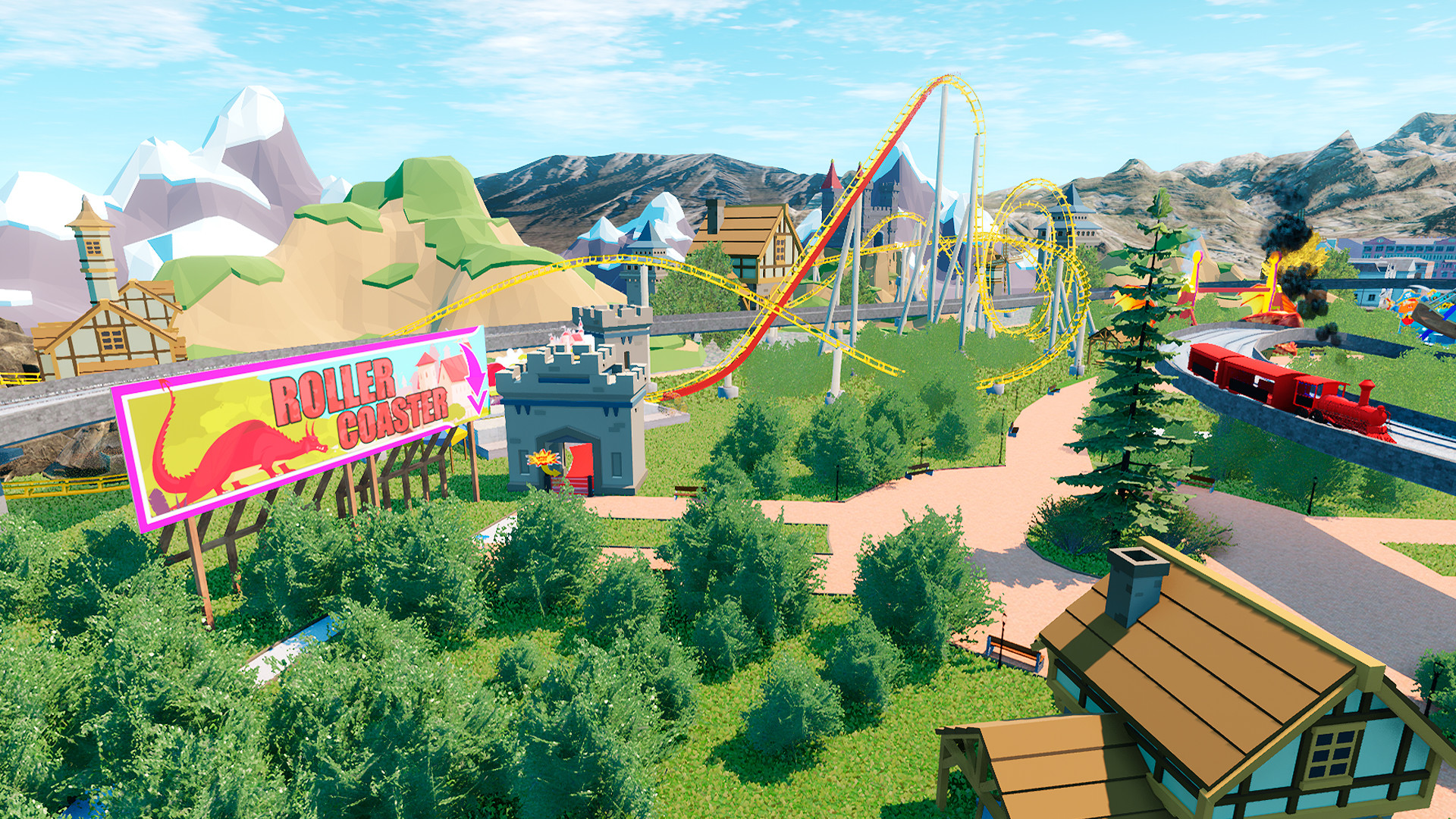 Roller Coaster - Orlando Theme Park VR Featured Screenshot #1