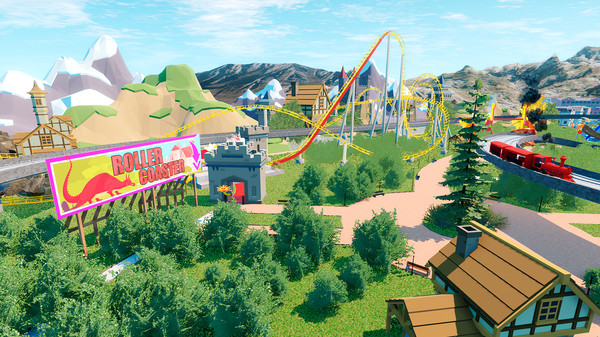 Screenshot z Roller Coaster - Orlando Theme Park VR